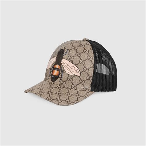 casquette gucci avec abeille|Gucci Casquette GG Supreme avec imprimé Flora.